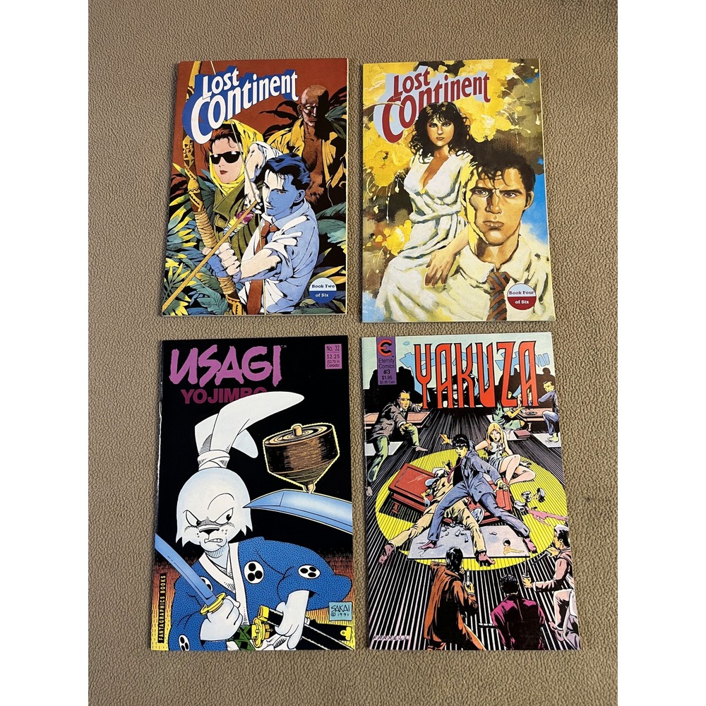 Usagi Yojimbo + Lost Continent Indie Comic Lot Fantagraphics Eternity